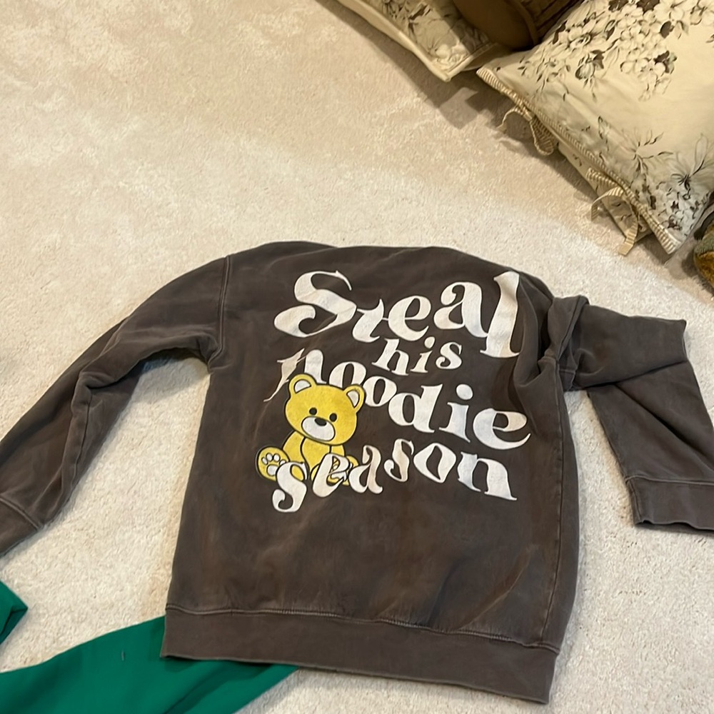 Brown hoodie